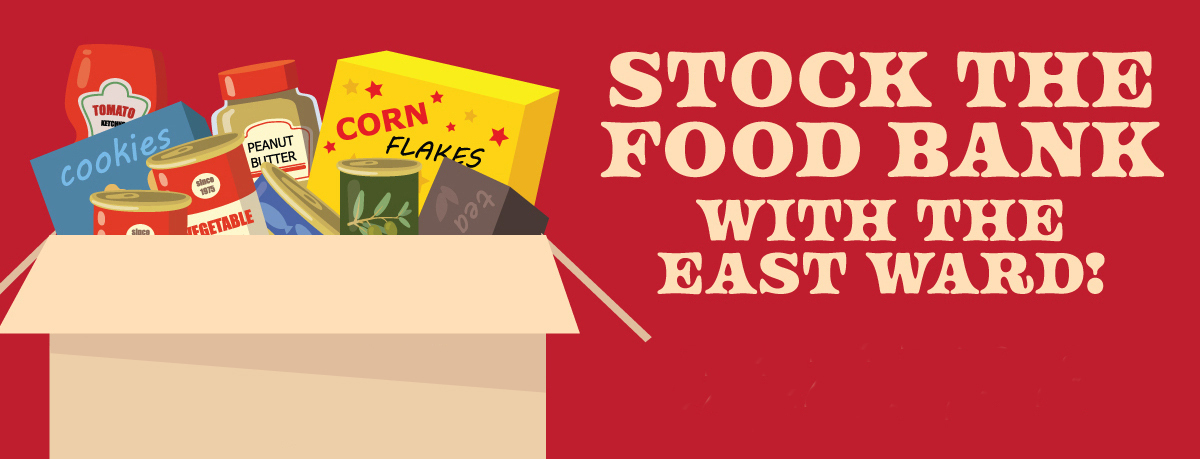 Stock the Food Bank with the East Ward